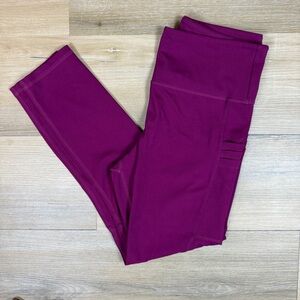 Zyia Active Fuchsia Triple Pocket Leggings | Size 6-8